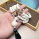 White Bodhi Seed Mala 108 Beads Protection Bracelet White Bodhi Seed Mala 108 Beads Protection Bracelet