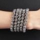 Tibetan Om Mani Padme Hum Alloy Beads Bracelet