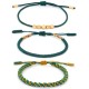 Tibetan Copper Beads Healing Luck Bracelet Set