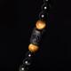Black & Rainbow Obsidian Gourd Blessing Bracelet Black & Rainbow Obsidian Gourd Blessing Bracelet