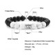 Zodiac Frosted Stone White Turquoise Bracelet Zodiac Frosted Stone White Turquoise Bracelet