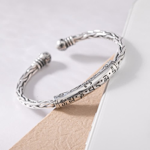 Viking Style Twisted Copper Balance Bracelet