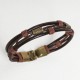 Vintage Leather Brown Rope Bracelet Vintage Leather Brown Rope Bracelet