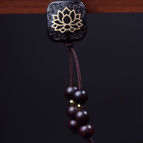 108 Mala Red Sandalwood Lotus Balance Bracelet 108 Mala Red Sandalwood Lotus Balance Bracelet