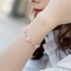Pink Crystal Four Leaf Clover Bracelet Pink Crystal Four Leaf Clover Bracelet