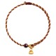 Red Gold Rope Lotus Peace Bracelet Red Gold Rope Lotus Peace Bracelet