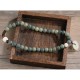 Cyan Bodhi Seed Lotus Jade Peace Buckle Wisdom Bracelet Cyan Bodhi Seed Lotus Jade Peace Buckle Wisdom Bracelet