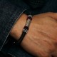 Sterling Silver Om Mani Padme Hum Peace Bracelet