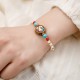 Tibetan Turquoise Om Mani Padme Hum Protection Bracelet