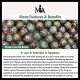 Tibetan Bodhi Seed Dzi Bead Copper Dorje Bracelet Tibetan Bodhi Seed Dzi Bead Copper Dorje Bracelet
