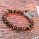 Natural Gemstone Tree of Life Lucky Charm Bracelet