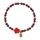 14K Gold Garnet Cinnabar Calm Bracelet 14K Gold Garnet Cinnabar Calm Bracelet
