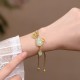 Rabbit Hetian Jade Happiness Wealth Bracelet