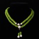 Cyan Bodhi Seed Mala 108 Beads Success Necklace Cyan Bodhi Seed Mala 108 Beads Success Necklace