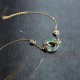 Cyan Jade Koi Fish Healing Bracelet
