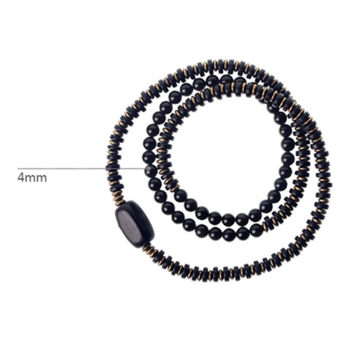 Rainbow Obsidian Ebony Copper Healing Bracelet Rainbow Obsidian Ebony Copper Healing Bracelet