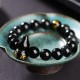 Rainbow Obsidian Gourd Om Mani Padme Hum Bracelet Rainbow Obsidian Gourd Om Mani Padme Hum Bracelet