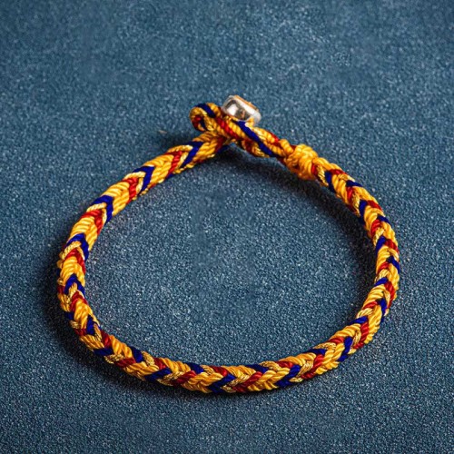Lucky "May you be safe all year round" Multicolored Bracelet