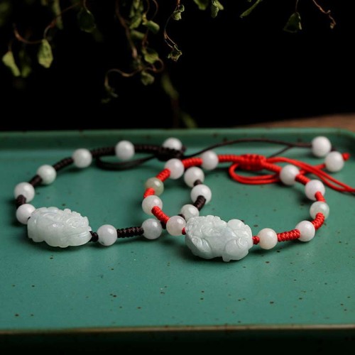 Natural Jade PiXiu Luck Bracelet Natural Jade PiXiu Luck Bracelet