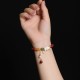 Year of the Rabbit Cinnabar Hetian Jade Bunny Bracelet Year of the Rabbit Cinnabar Hetian Jade Bunny Bracelet