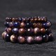 Purple Tiger Eye Protection Strength Bracelet