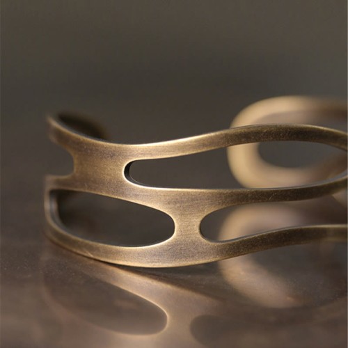 Vintage Copper Brass Wealth Cuff Vintage Copper Brass Wealth Cuff
