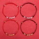 925 Silver Bamboo Design Protection Luck Braided Bracelet 925 Silver Bamboo Design Protection Luck Braided Bracelet