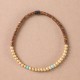 Sandalwood Turquoise Protection Double Wrap Bracelet