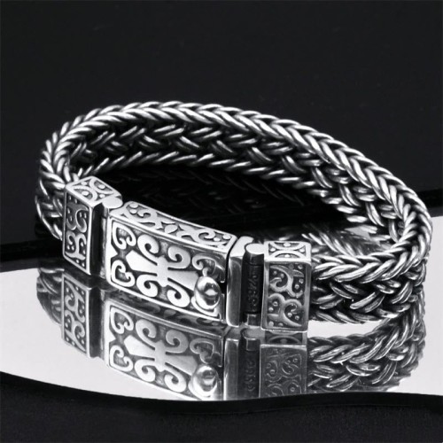 Retro Vine Totem Pattern Healing Bracelet