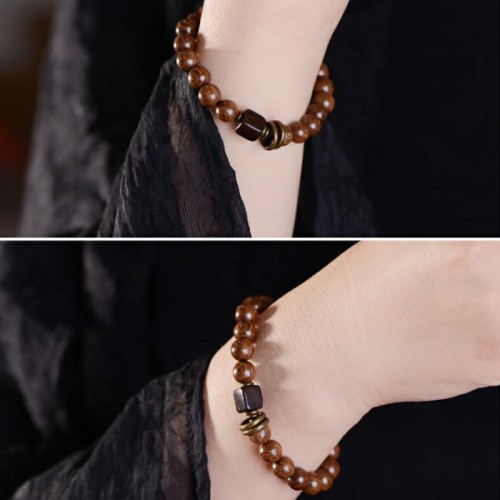 Phoebe Zhennan Wood Spirituality Bracelet