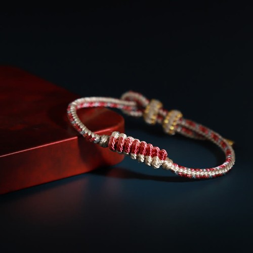 Tibetan Eight Thread Peace Knot Prayer Bracelet Tibetan Eight Thread Peace Knot Prayer Bracelet