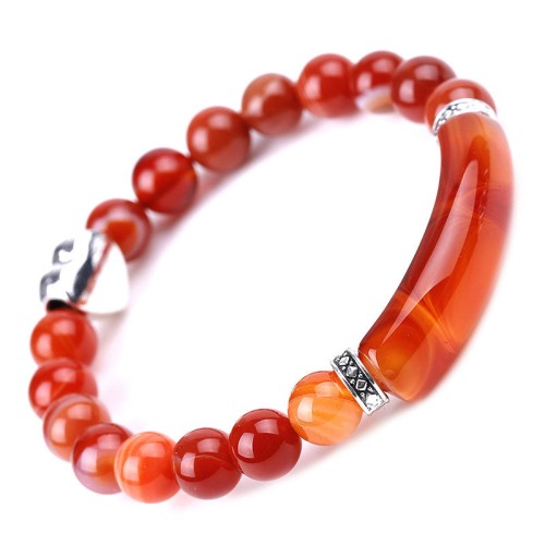 Crystal Beads Unisex Heart Bracelet Crystal Beads Unisex Heart Bracelet
