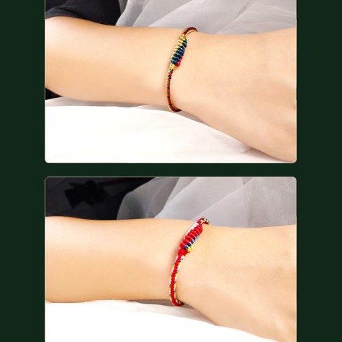 Tibetan Eight Thread Peace Knot Prayer Bracelet Tibetan Eight Thread Peace Knot Prayer Bracelet