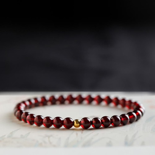 999 Gold Koi Fish Garnet Protection Bracelet 999 Gold Koi Fish Garnet Protection Bracelet