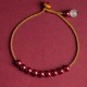 Natural Cinnabar Beaded Blessing Bracelet Natural Cinnabar Beaded Blessing Bracelet