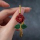 Rose Flower Peace Knot Handmade Luck Bracelet Rose Flower Peace Knot Handmade Luck Bracelet