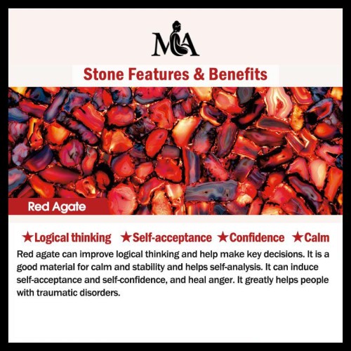 Natural Red Agate Confidence Bangle Natural Red Agate Confidence Bangle