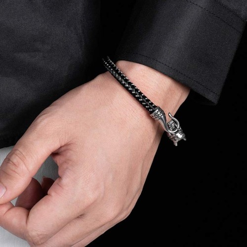 Dragon Titanium Steel Luck Bracelet