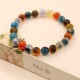 Colorful Candy Agate Strength Healing Bracelet Colorful Candy Agate Strength Healing Bracelet