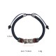 Sterling Silver Year of the Dragon Luck Rope Bracelet