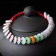 Round Jade Lucky Red String Weave Bracelet Round Jade Lucky Red String Weave Bracelet