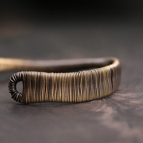 Wrapped Copper Luck Wealth Adjustable Cuff Bracelet Wrapped Copper Luck Wealth Adjustable Cuff Bracelet