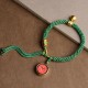 Tibetan Five Gods of Wealth Prayer Wheel Bracelet