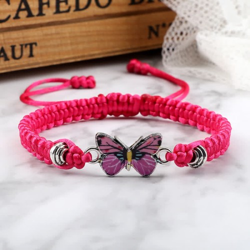 Butterfly Freedom Love Charm Bracelet