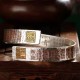 Letters Copper Balance Healing Cuff Bangle