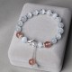Cat's Eye Moonstone Strawberry Quartz PiXiu Bracelet Cat's Eye Moonstone Strawberry Quartz PiXiu Bracelet