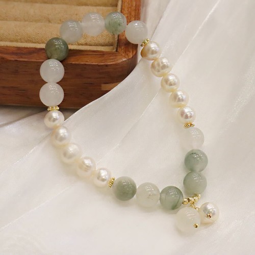 Amethyst Crystal Lotus Healing Bracelet