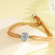999 Sterling Silver Persimmon Luck Braided Bracelet 999 Sterling Silver Persimmon Luck Braided Bracelet