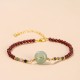 Garnet Peace Buckle Calm Bracelet Garnet Peace Buckle Calm Bracelet