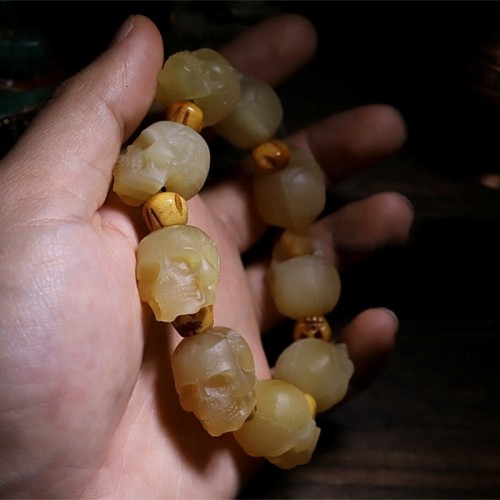 Handmade Tibetan Sheep Horn Yak Bone Luck Bracelet Handmade Tibetan Sheep Horn Yak Bone Luck Bracelet